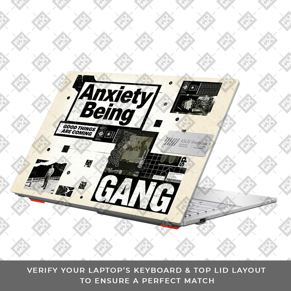 Anxiety Art Asus Vivobook Go 14 E1404 3D Laptop Skin
