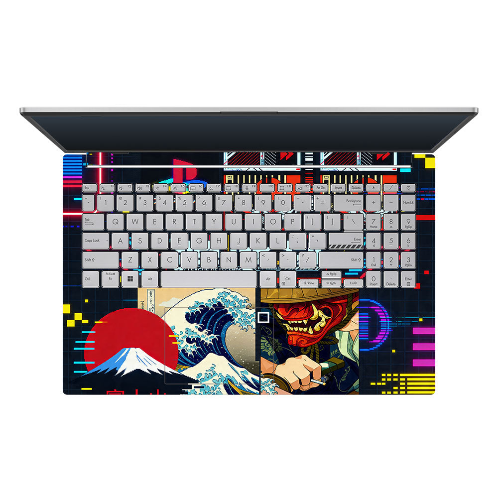 PlayStation Retro Asus Vivobook Go 14 E1404 3D Laptop Skin