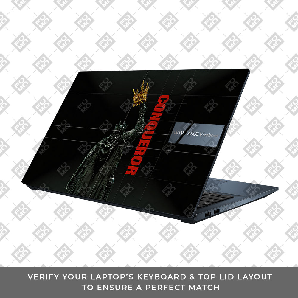 Crowned Conqueror Asus Vivobook Go 15 E1504G 3D Laptop Skin