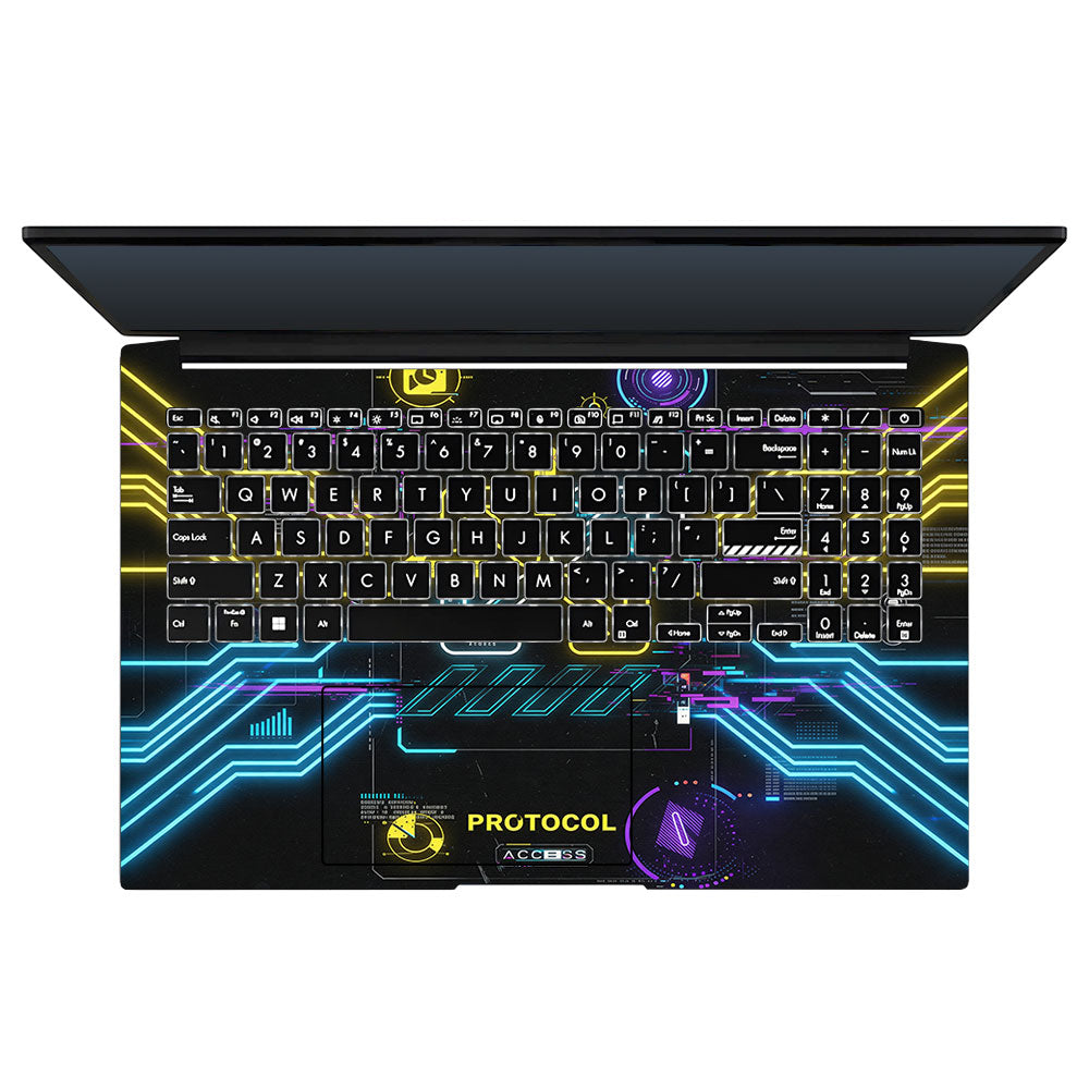 System Protocol Asus Vivobook Go 15 E1504G 3D Laptop Skin