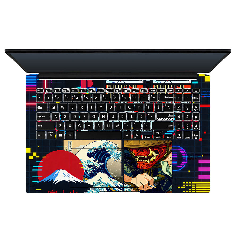 PlayStation Retro Asus Vivobook Go 15 E1504G 3D Laptop Skin