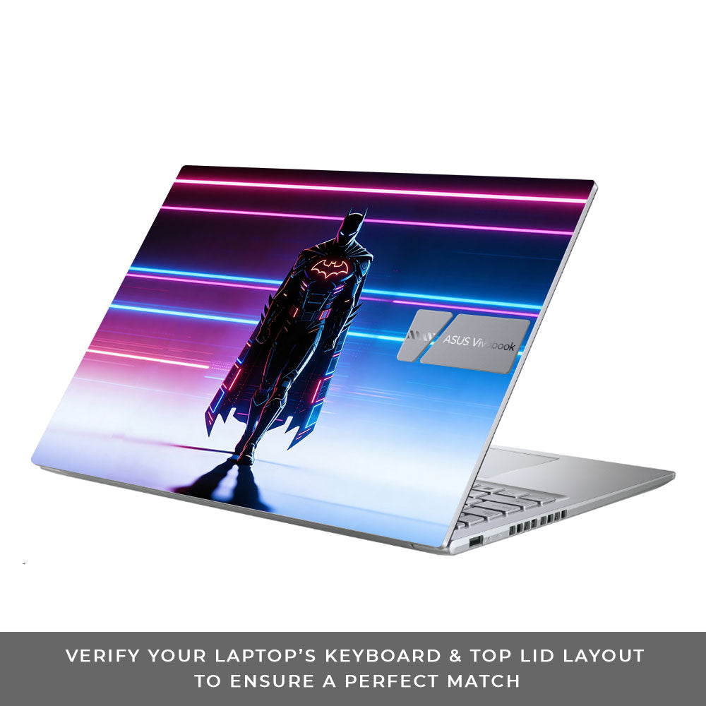 Superhero Neon Streaks Asus Vivobook Pro 15 M6500QC & M6500QH 3D Laptop Skin