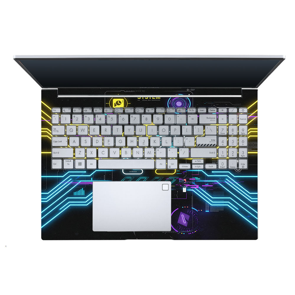 System Protocol Asus Vivobook Pro 15 M6500QC & M6500QH 3D Laptop Skin