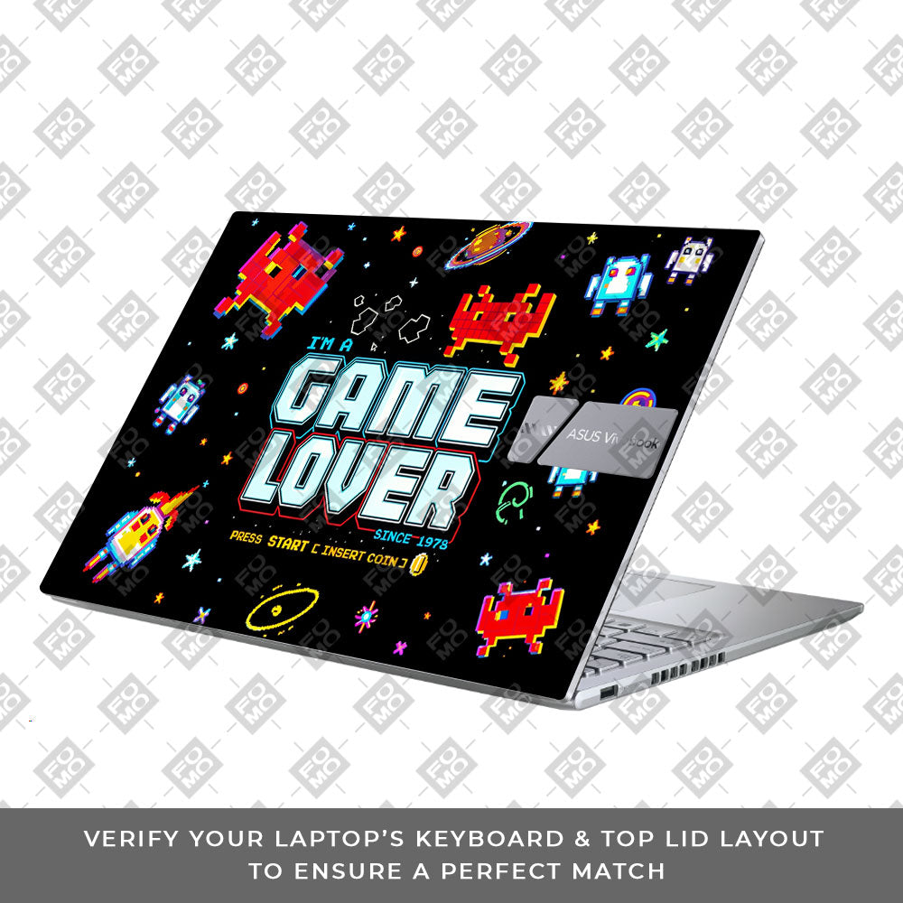 Gamer Lover Asus Vivobook X1605ZA 3D Laptop Skin