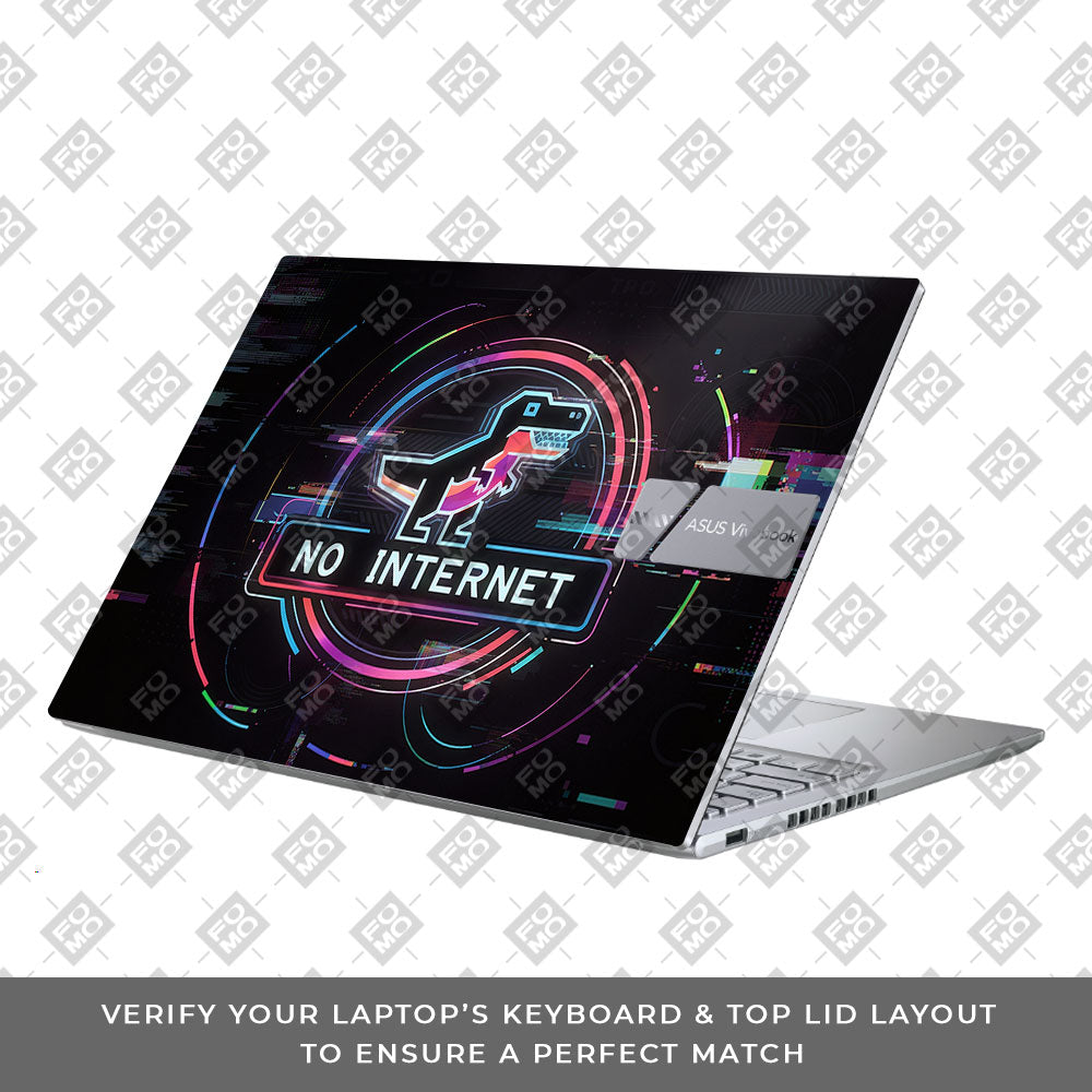 Dinosaur Connection Asus Vivobook X1605ZA 3D Laptop Skin
