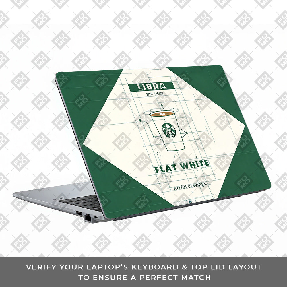 Libra Flat White Asus ExpertBook P1503 3D Laptop Skin