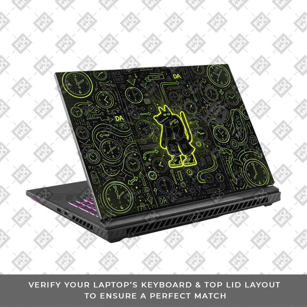 Watch Dog Alert Asus ROG Strix G16 G614J 3D Laptop Skin
