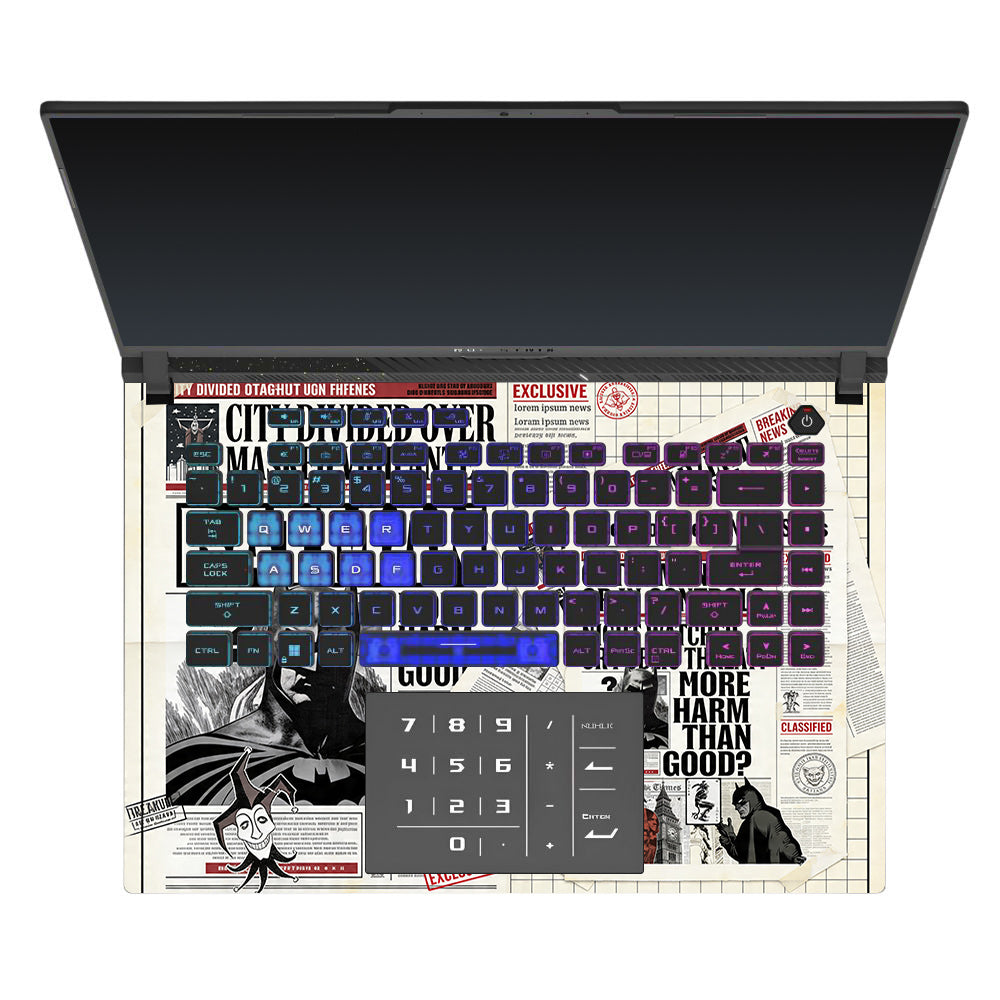 Batman Gotham’s Legacy Asus ROG Strix G16 G614J 3D Laptop Skin