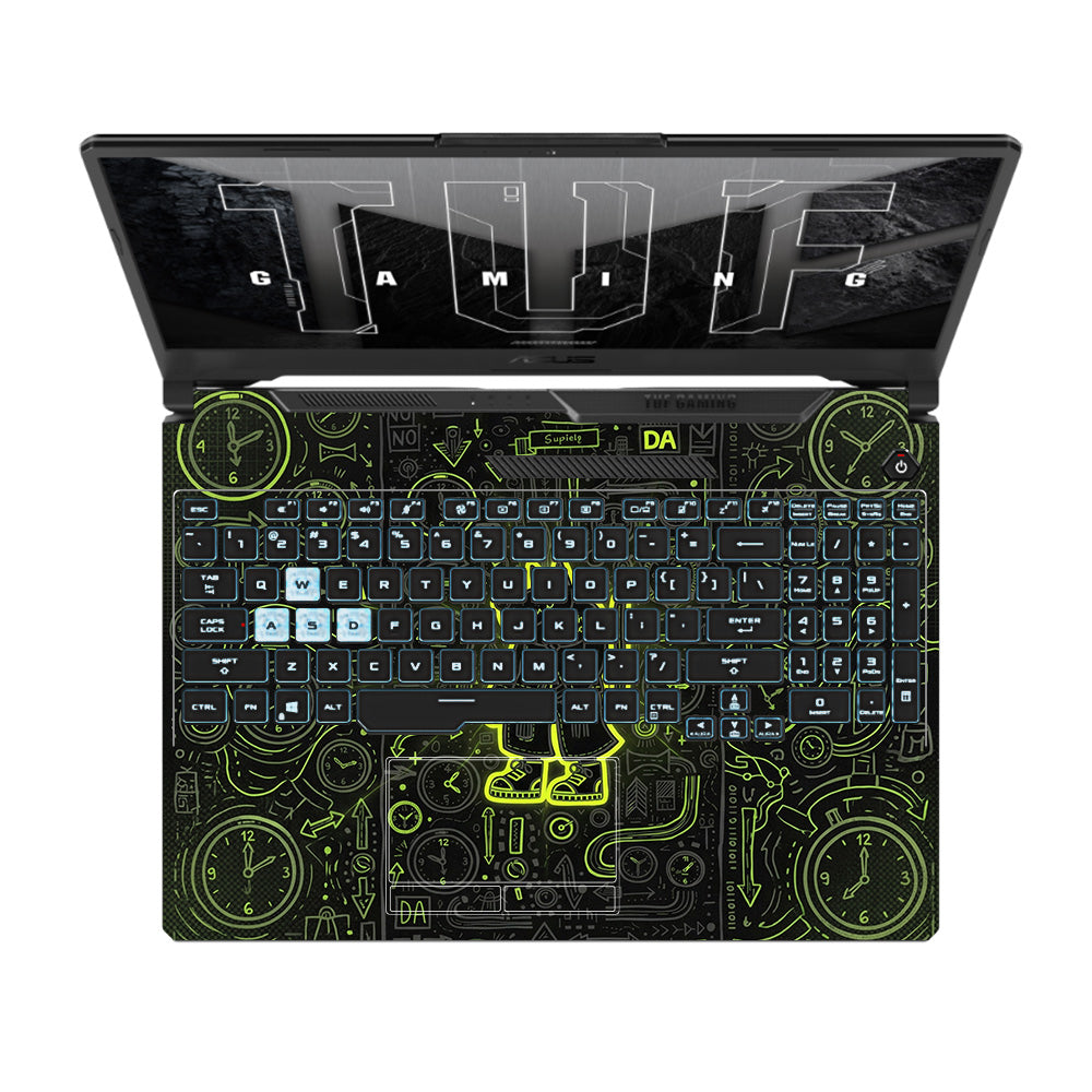 Watch Dog Alert Asus TUF F15 FX506 & A15 FA506 3D Laptop Skin