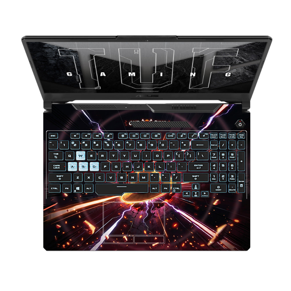 One Piece Fire Hat Asus TUF F15 FX506 & A15 FA506 3D Laptop Skin