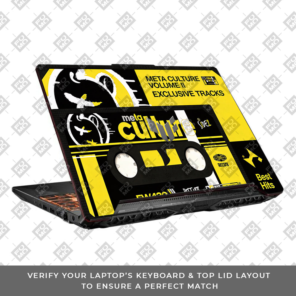 Meta Culture Asus TUF F15 FX506 & A15 FA506 3D Laptop Skin