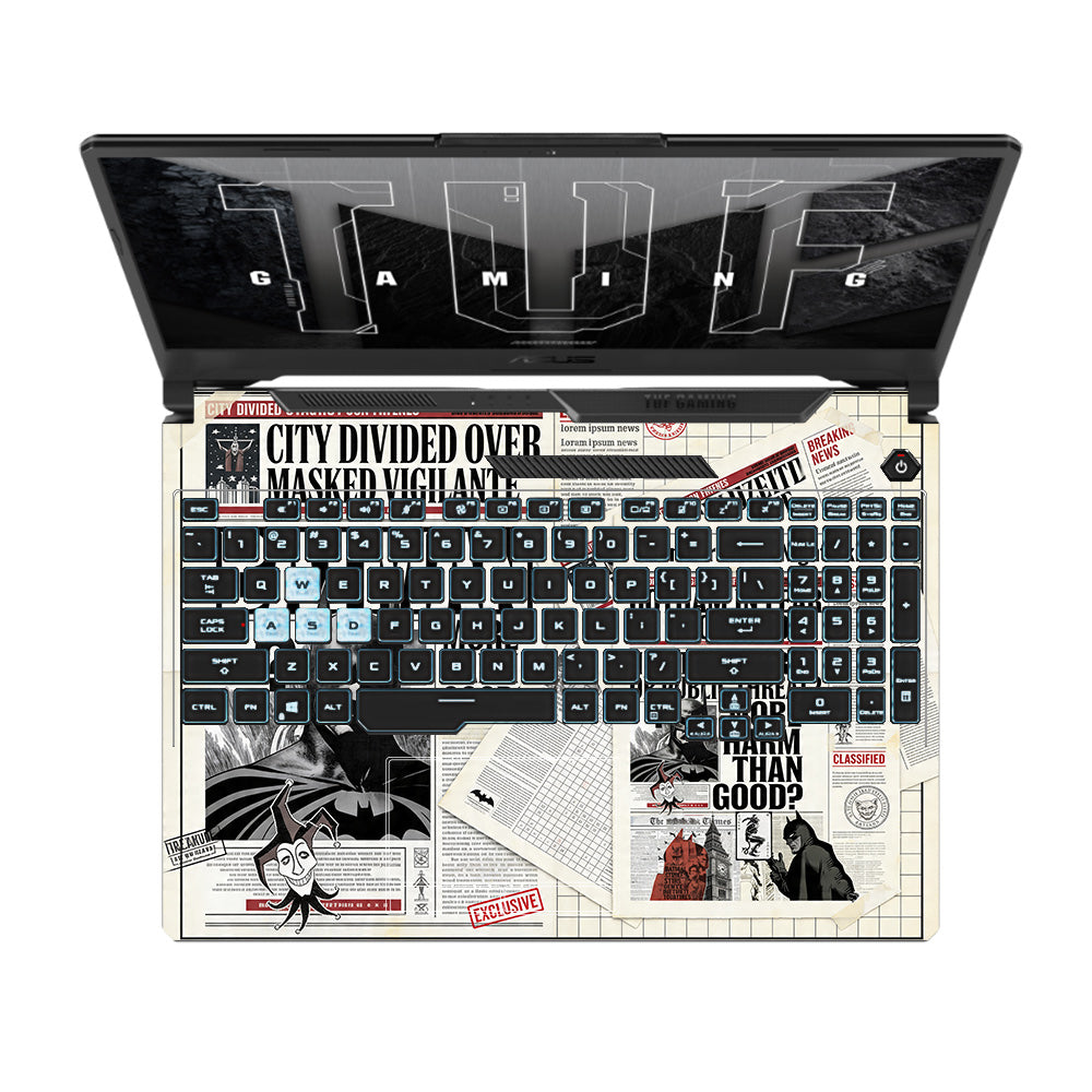 Batman Gotham’s Legacy Asus TUF F15 FX506 & A15 FA506 3D Laptop Skin