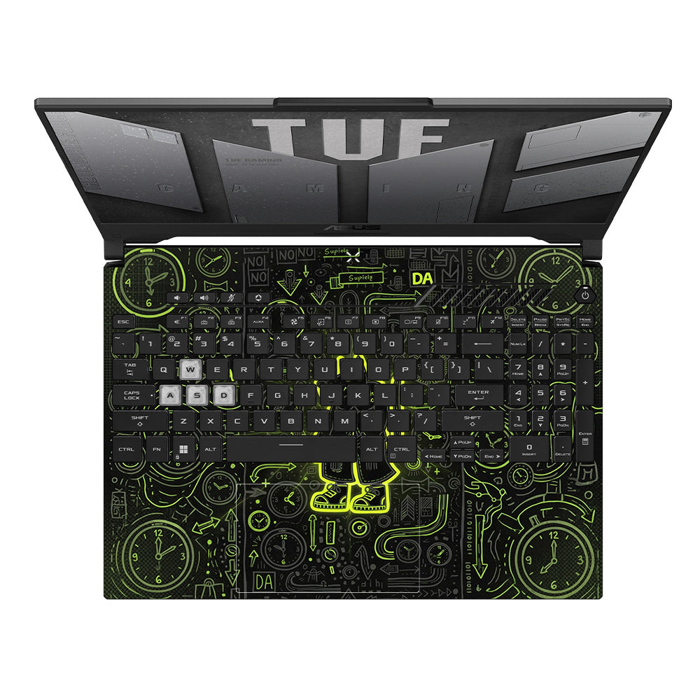 Watch Dog Alert Asus TUF F15 FX507 & A15 FA507 3D Laptop Skin