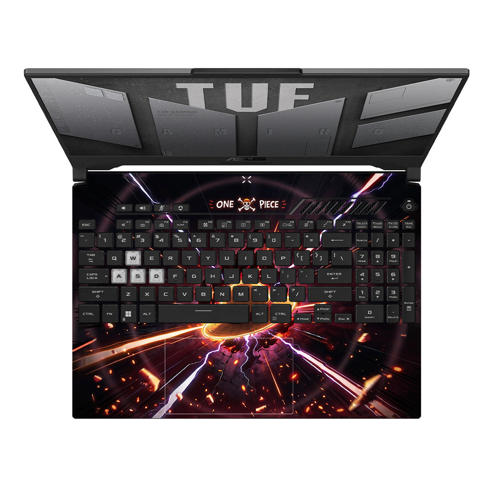 One Piece Fire Hat Asus TUF F15 FX507 & A15 FA507 3D Laptop Skin