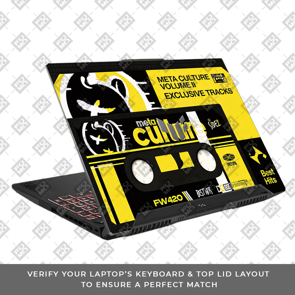 Meta Culture Asus TUF F15 FX507 & A15 FA507 3D Laptop Skin