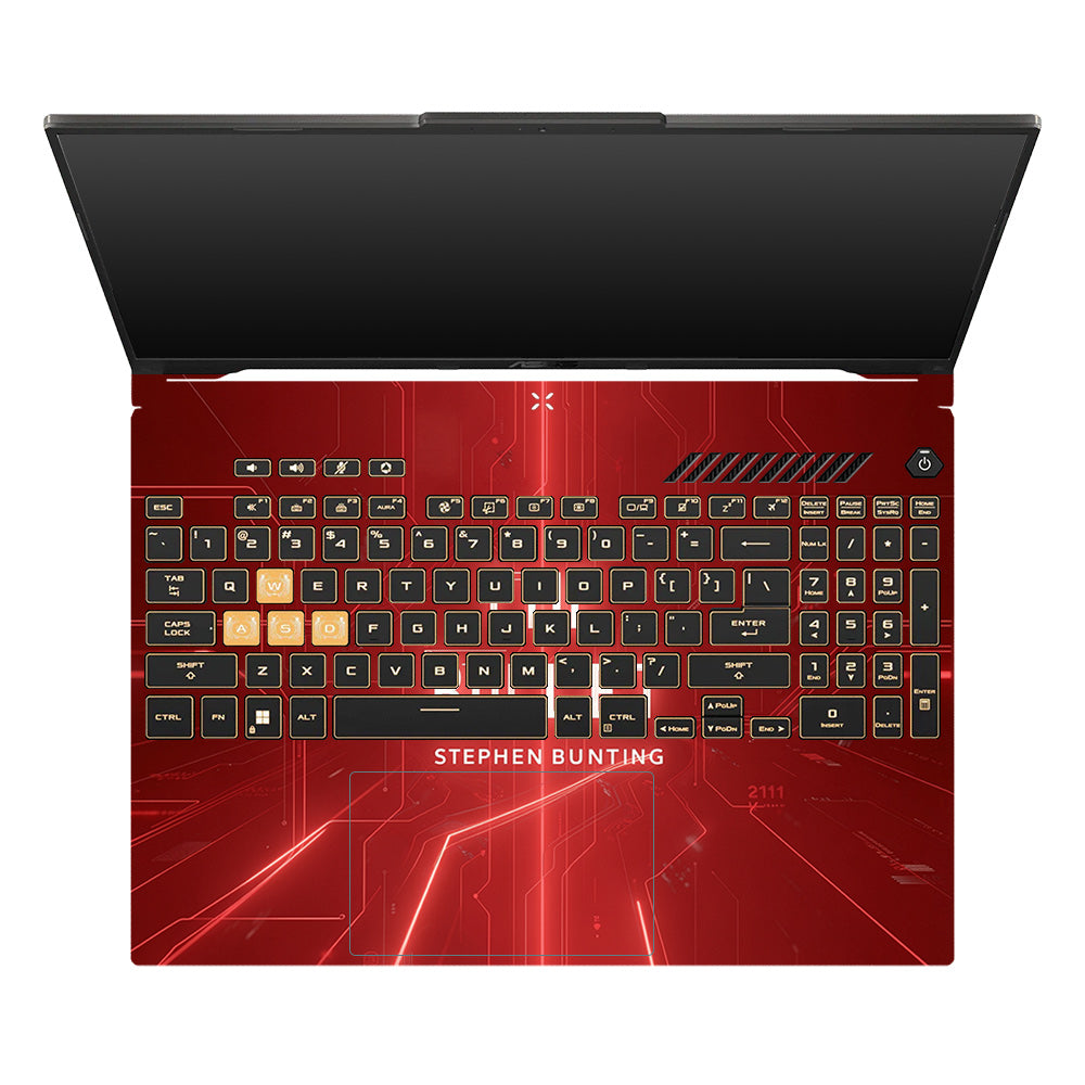 The Bullet Asus TUF Gaming F16 and TUF Gaming A16 3D Laptop Skin