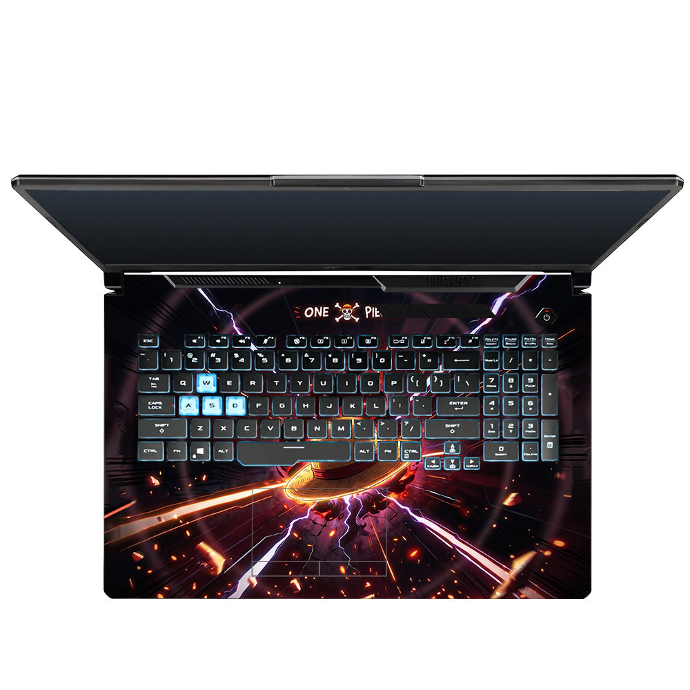 One Piece Fire Hat Asus TUF Gaming F17 FX706 3D Laptop Skin