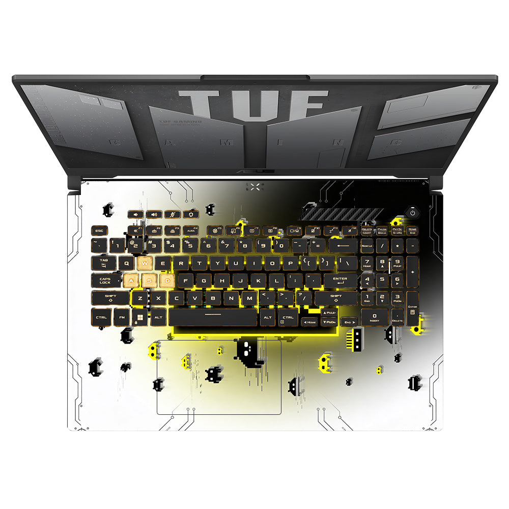 Testing Under Attack Asus TUF Gaming F17 FX707Z 3D Laptop Skin