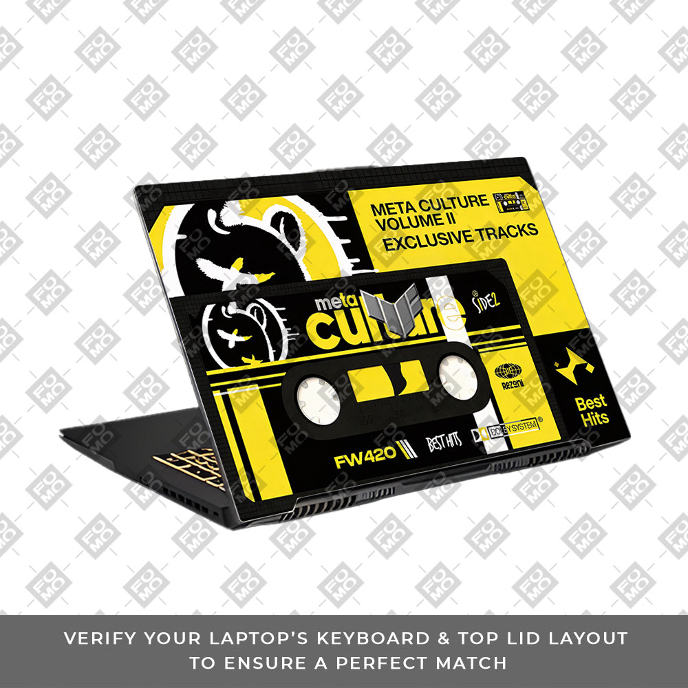 Meta Culture Asus TUF Gaming F17 FX707Z 3D Laptop Skin