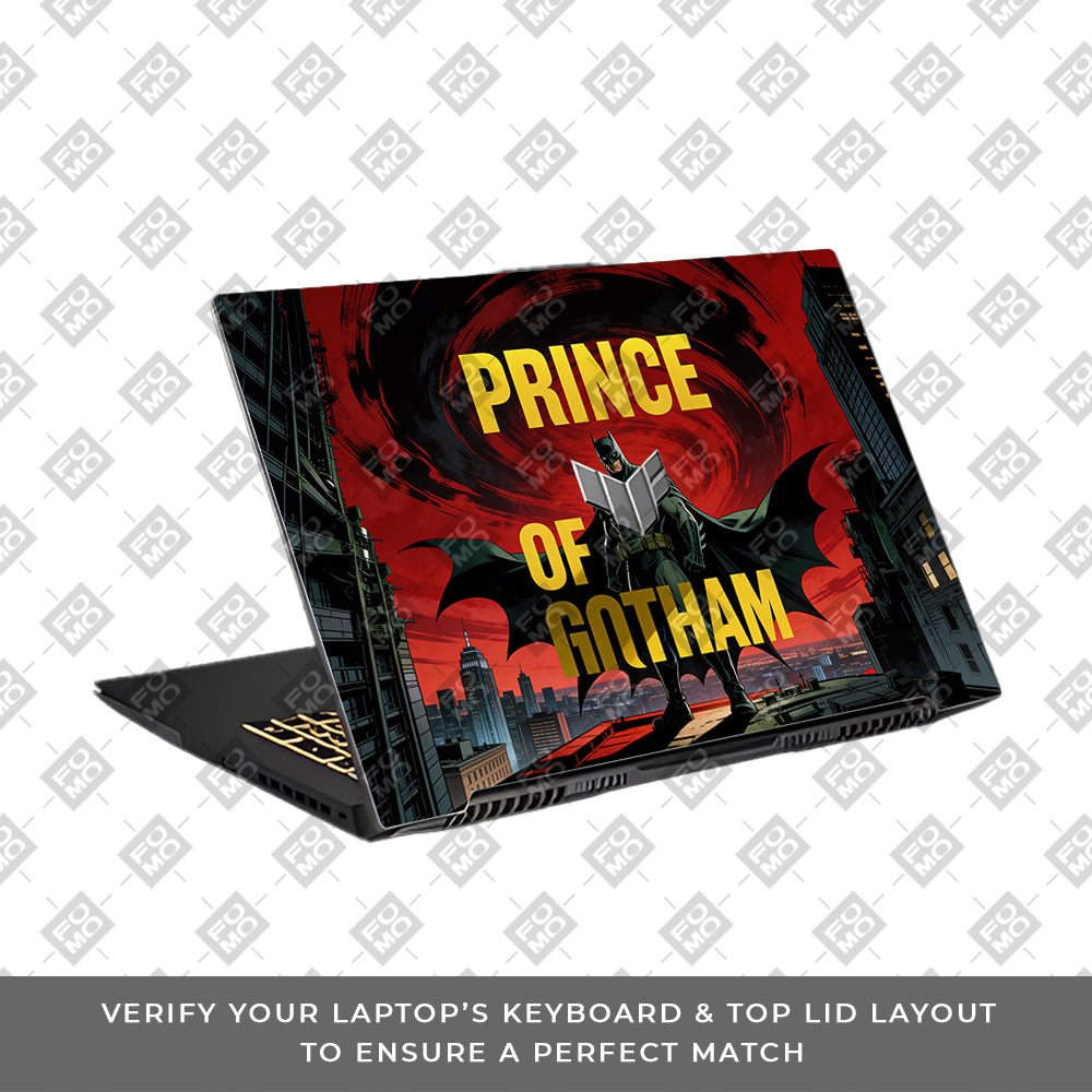 Prince of Gotham Asus TUF Gaming F17 FX707Z 3D Laptop Skin