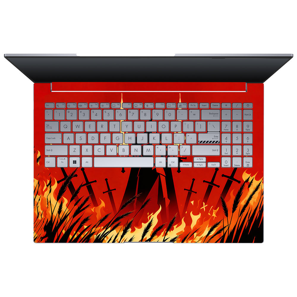 Knight of Flames Asus Vivobook 16 X1605V 3D Laptop Skin