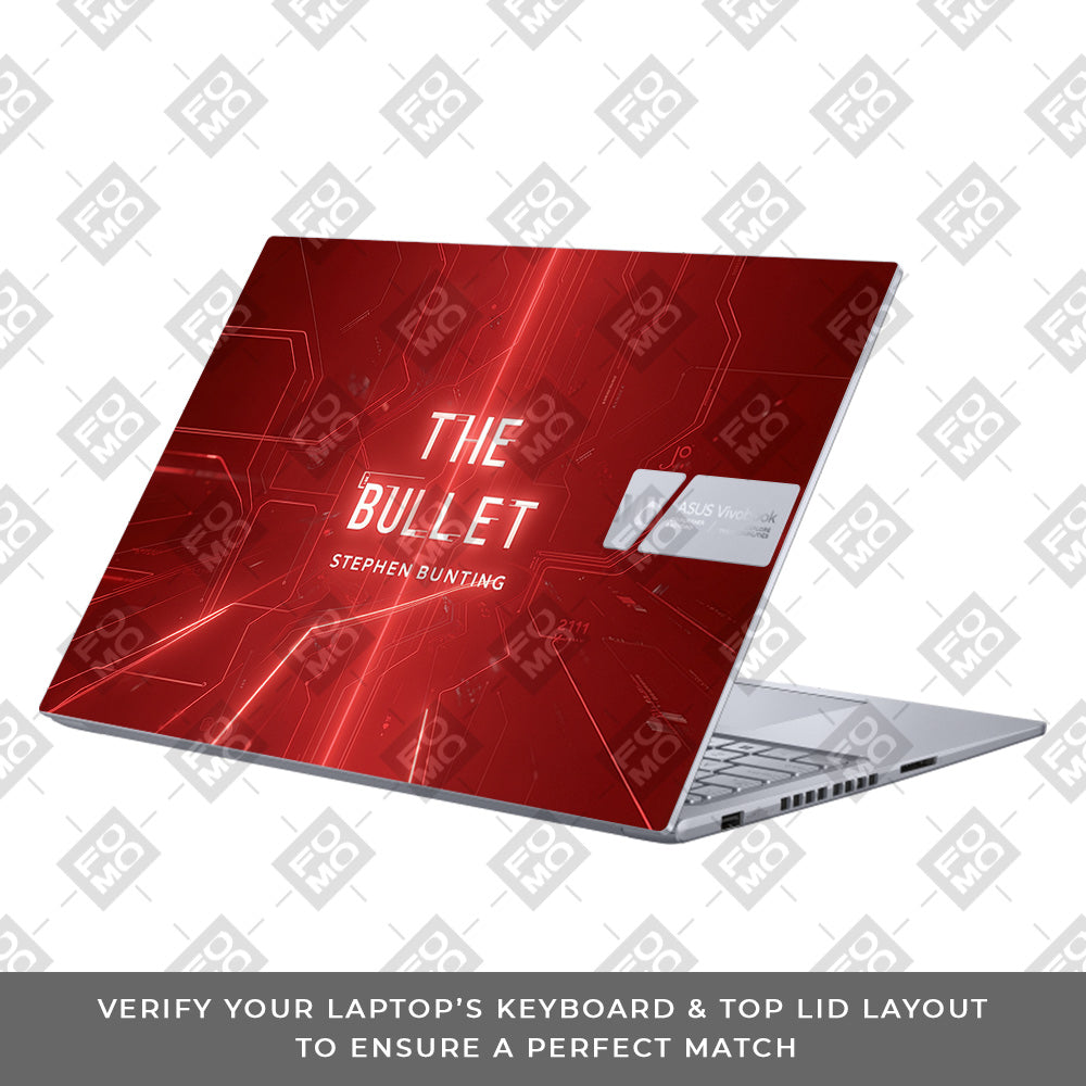 The Bullet Asus Vivobook 16 X1605V 3D Laptop Skin