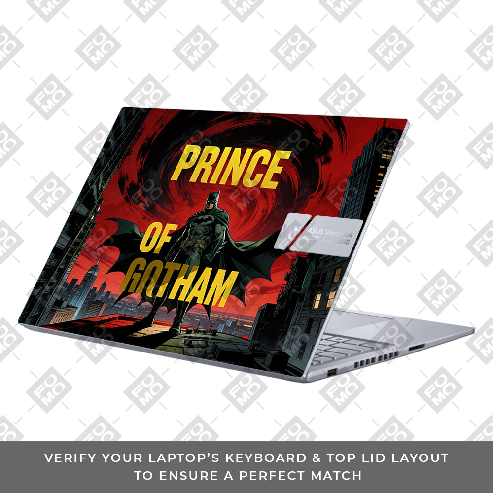 Prince of Gotham Asus Vivobook 16 X1605V 3D Laptop Skin