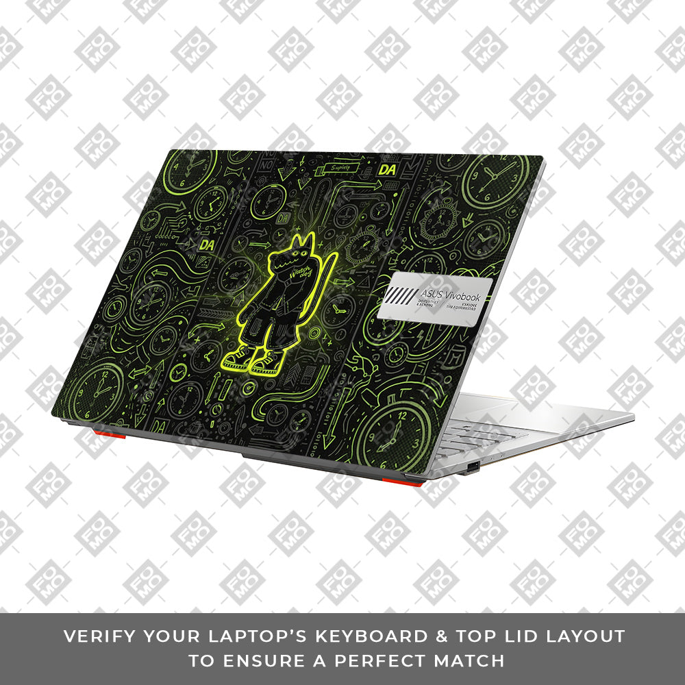 Watch Dog Alert Asus Vivobook 16X M1603QA 3D Laptop Skin