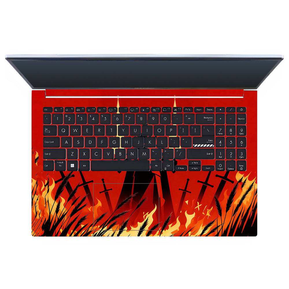 Knight of Flames Asus Vivobook 15 X1502VA 3D Laptop Skin