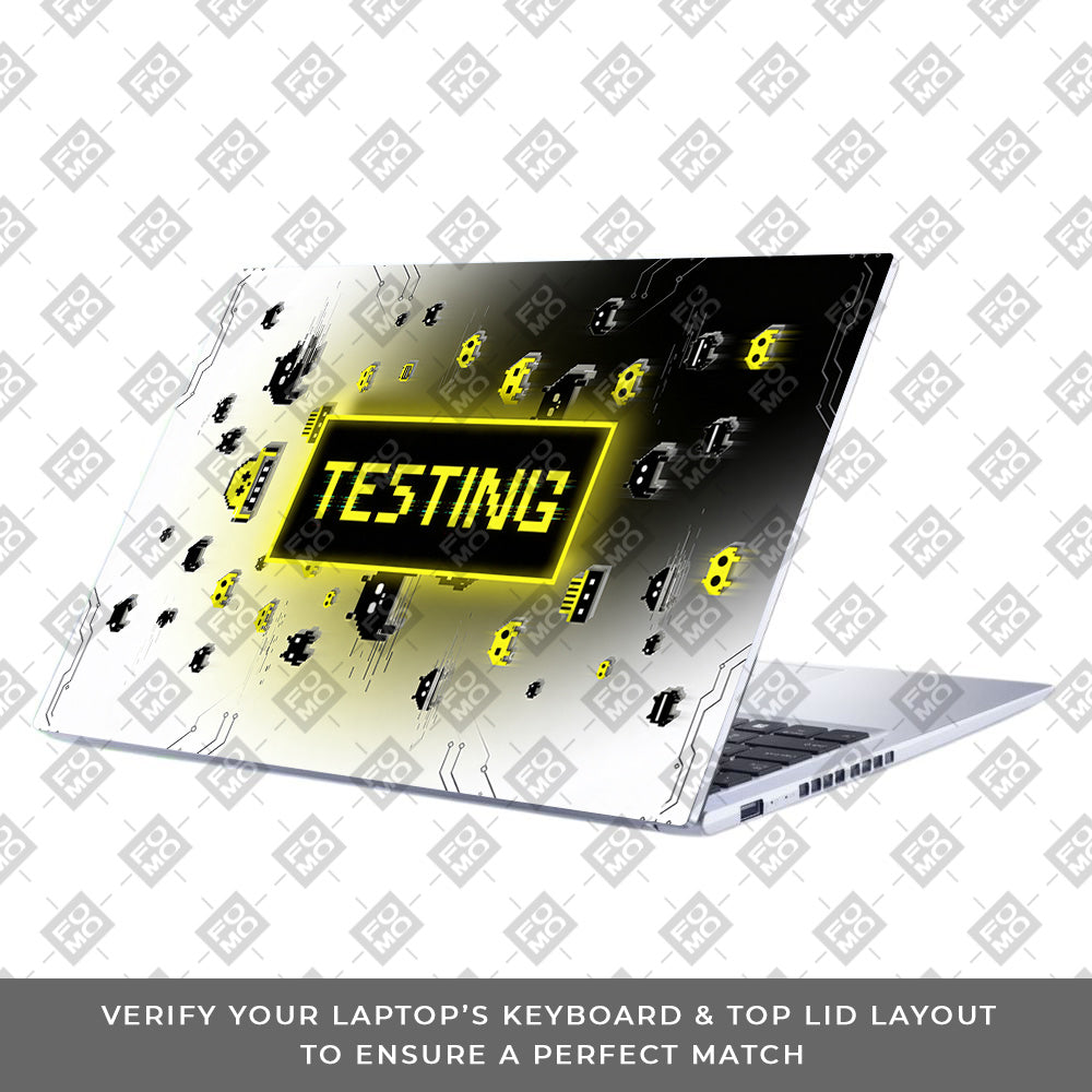 Testing Under Attack Asus Vivobook 15 X1502ZA 3D Laptop Skin