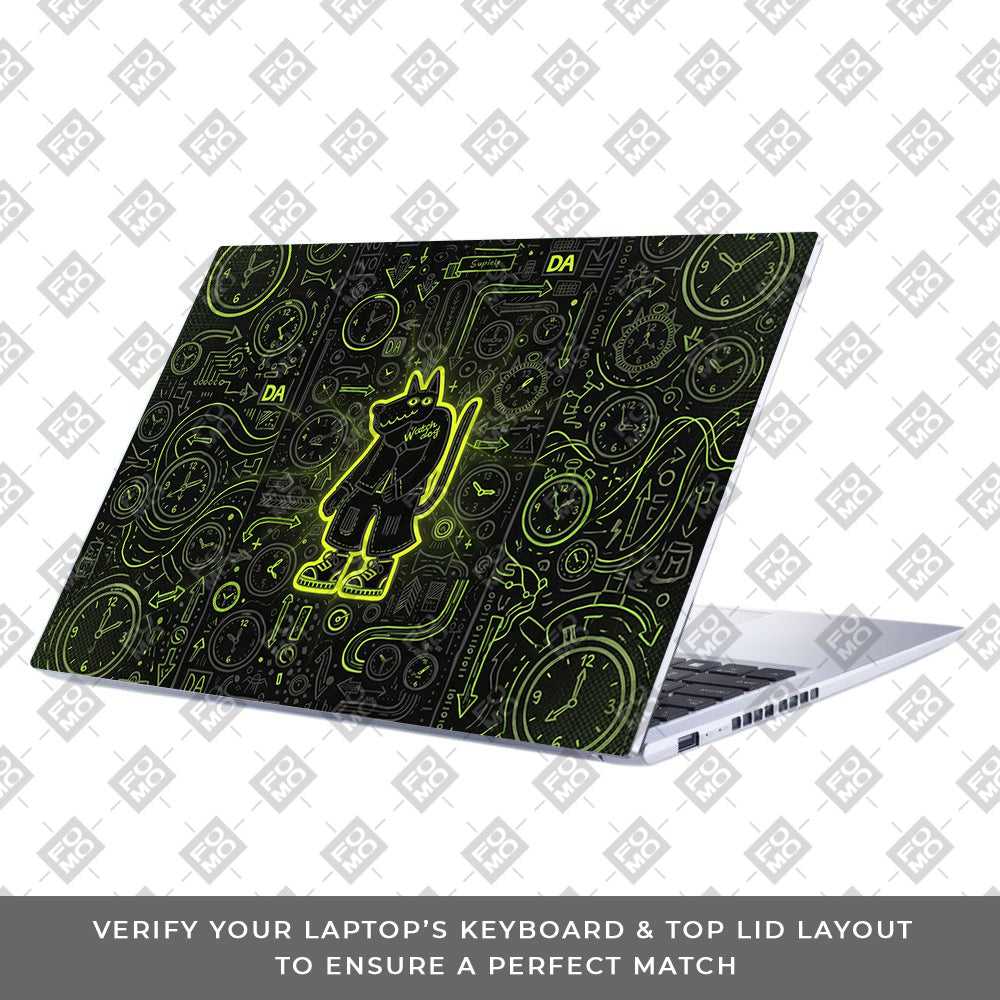 Watch Dog Alert Asus Vivobook 15 X1502ZA 3D Laptop Skin