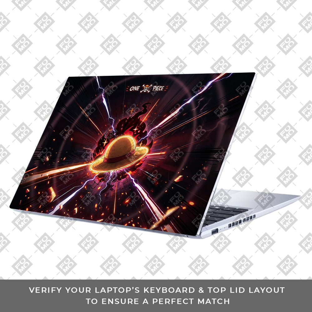 One Piece Fire Hat Asus Vivobook 15 X1502ZA 3D Laptop Skin