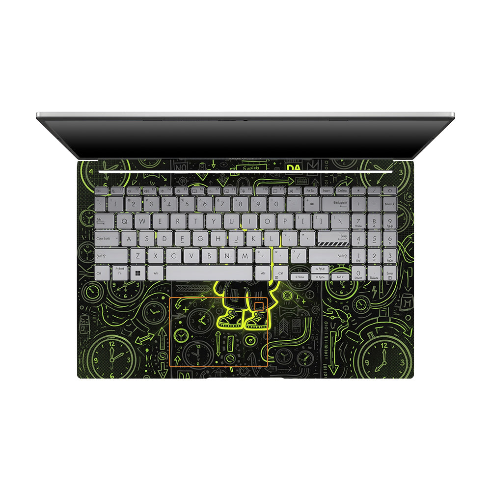 Watch Dog Alert Asus VivoBook 15 X1504VA 3D Laptop Skin