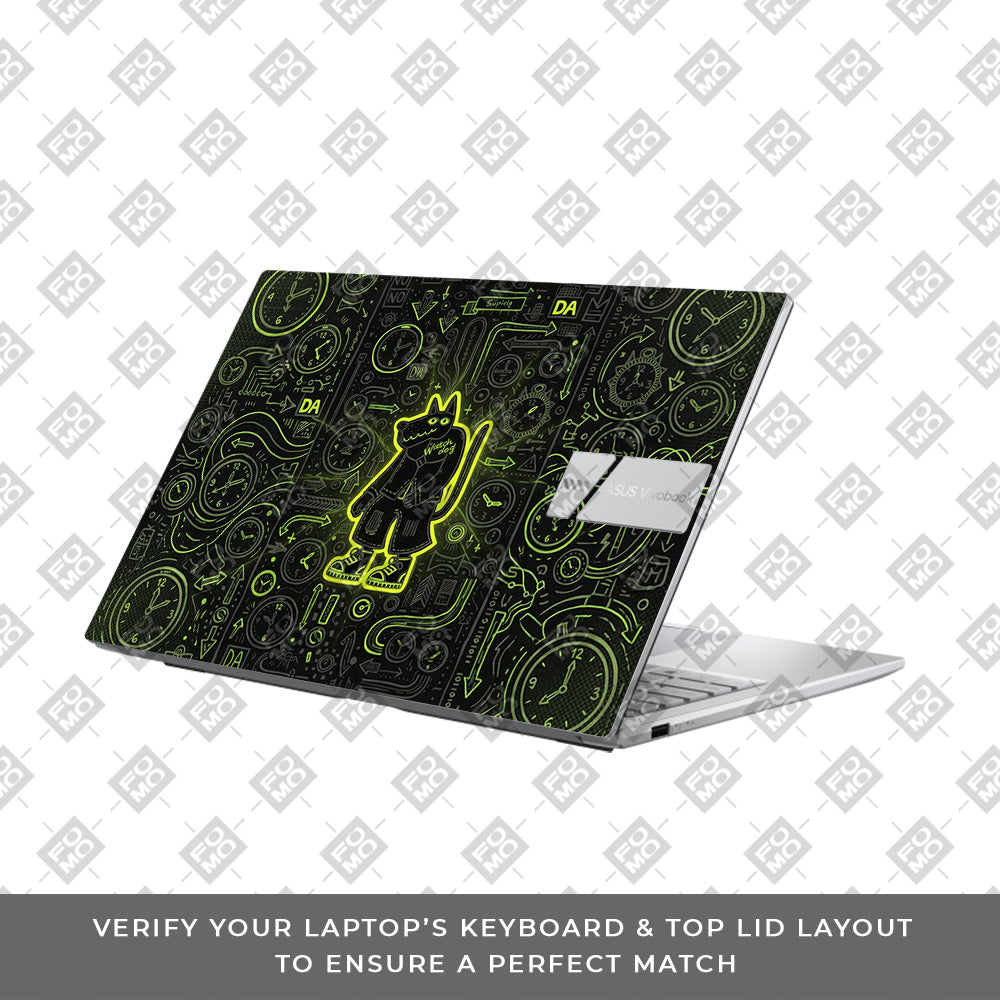 Watch Dog Alert Asus Vivobook 15 X1504ZA 3D Laptop Skin