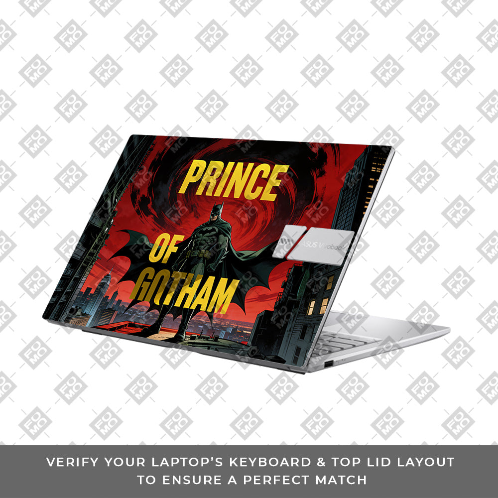 Prince of Gotham Asus Vivobook 15 X1504ZA 3D Laptop Skin