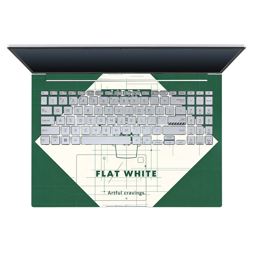 Libra Flat White Asus VivoBook 16X K3605 3D Laptop Skin