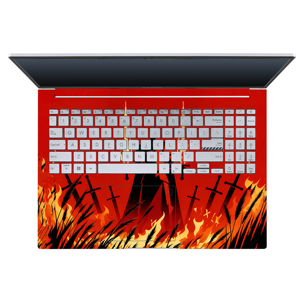 Knight of Flames Asus VivoBook 16X K3605 3D Laptop Skin