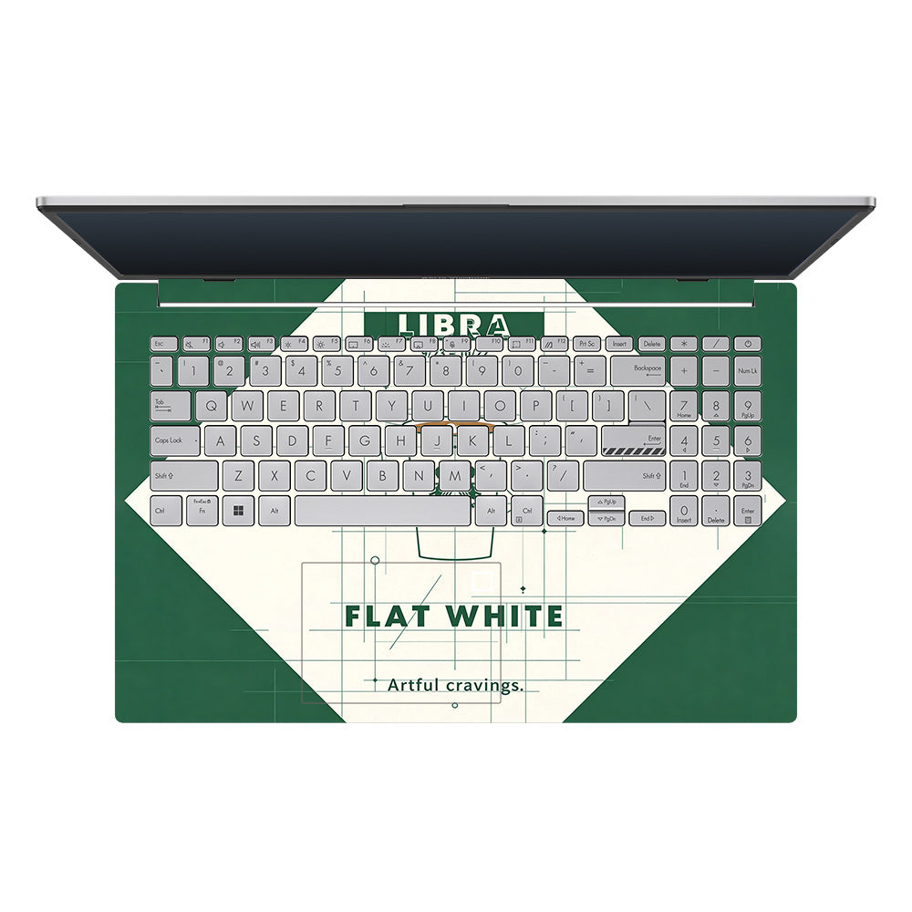 Libra Flat White Asus Vivobook Go 14 E1404 3D Laptop Skin