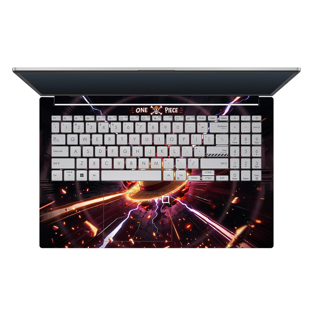 One Piece Fire Hat Asus Vivobook Go 14 E1404 3D Laptop Skin