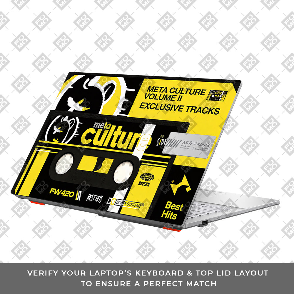 Meta Culture Asus Vivobook Go 14 E1404 3D Laptop Skin