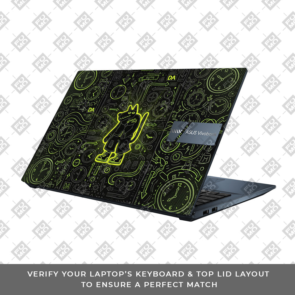 Watch Dog Alert Asus Vivobook Go 15 E1504G 3D Laptop Skin