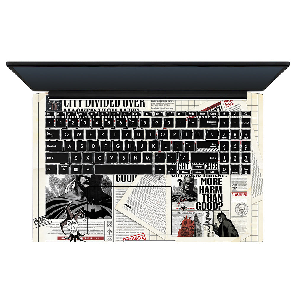 Batman Gotham’s Legacy Asus Vivobook Go 15 E1504G 3D Laptop Skin