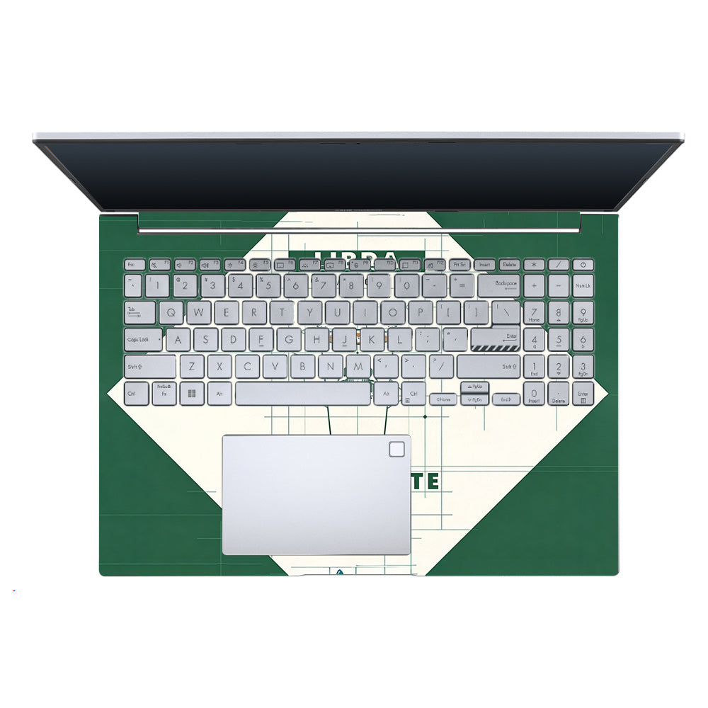 Libra Flat White Asus Vivobook Pro 15 M6500QC & M6500QH 3D Laptop Skin