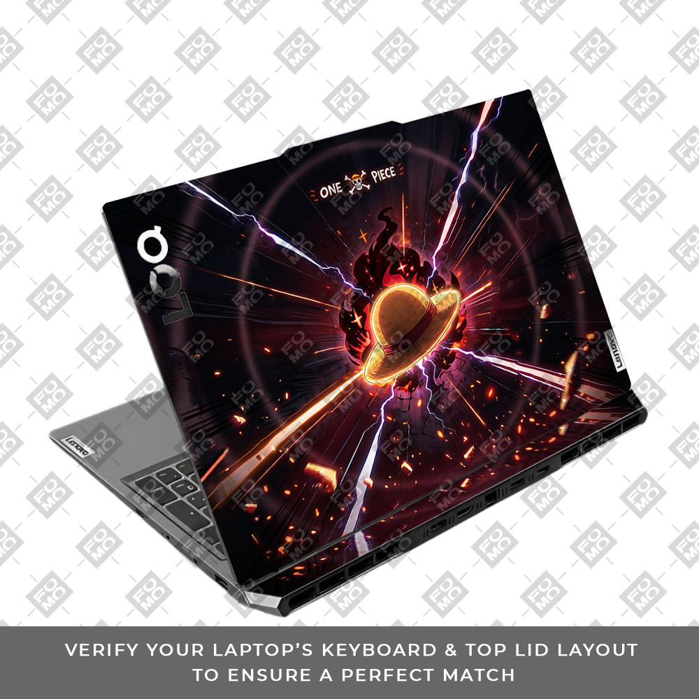 One Piece Fire Hat Lenovo LOQ 2024, 2025 3D Laptop Skin