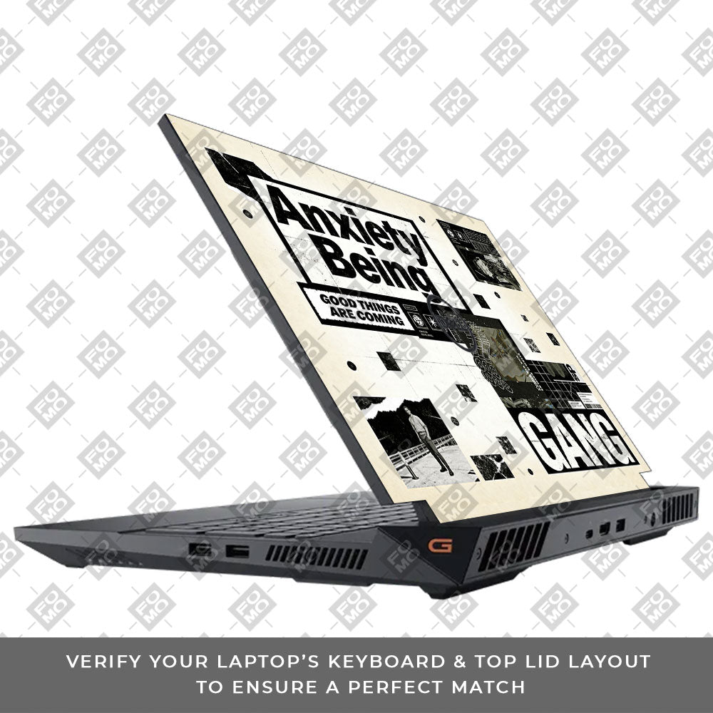 Anxiety Art Dell G15 5520, 5530 3D Laptop Skin