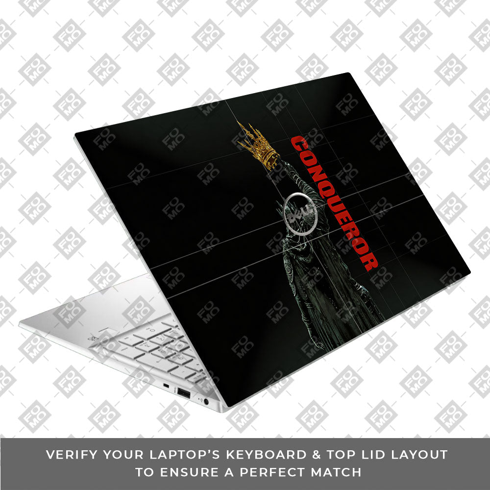 Crowned Conqueror Dell Inspiron 3501 3D Laptop Skin