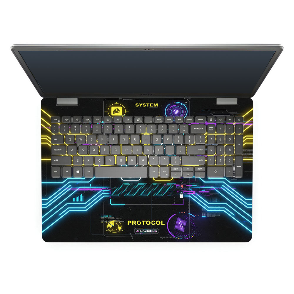 System Protocol Dell Inspiron 3501 3D Laptop Skin