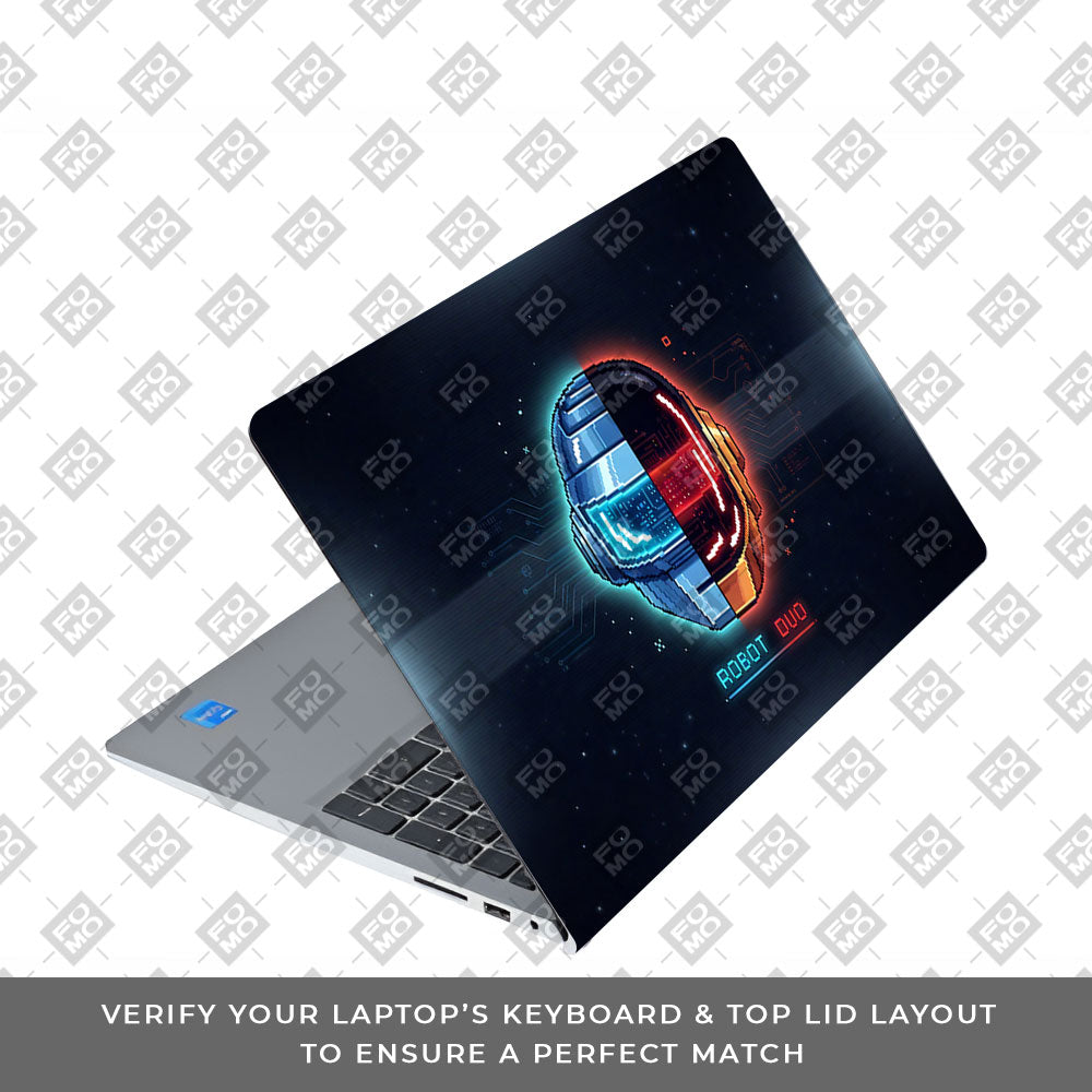 Robot Duo Dell Inspiron 3520 3D Laptop Skin