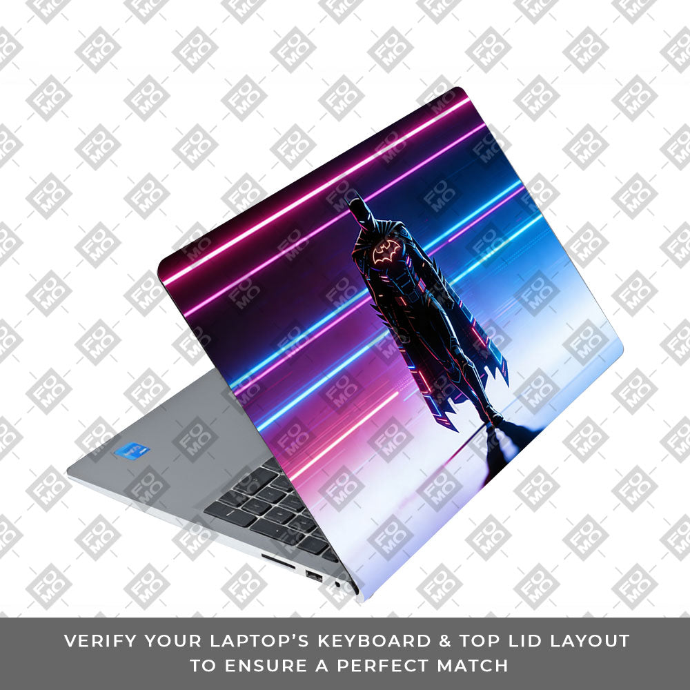 Superhero Neon Streaks Dell Inspiron 3520 3D Laptop Skin