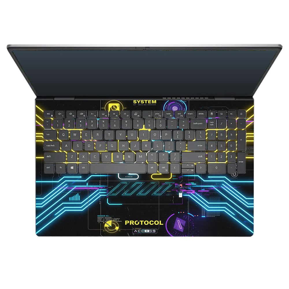 System Protocol Dell Inspiron 3520 3D Laptop Skin
